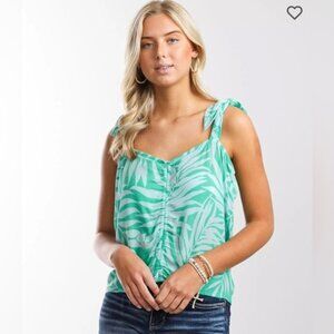 Billabong Bowed Down Tank Top, Size L NWT